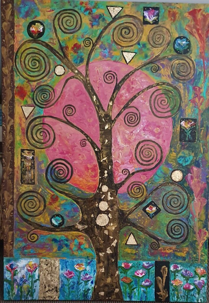 peinture d'un arbre de vie